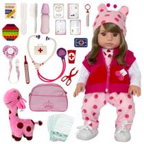 Boneca 100% Silicone Realista Baby Alive Bolsa Maternidade