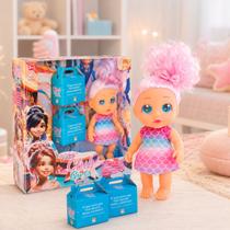 Boneca Acessorio Surpresa Mini Clube Brinquedo Menina Vinil