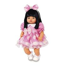 Boneca Addara Pink Poá Fala 51 Frases - 952 - Anjo