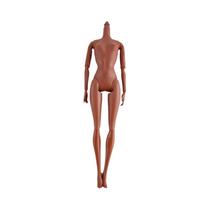 Boneca Africana De 26/27cm Com Corpo Nu E 11 Articulações Móveis, Pele Marrom E Negra, Brinquedo