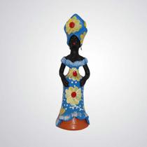 Boneca Afro brasileira feita em barro Boneca Afro brasileira feita em barro