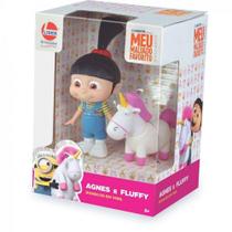 Boneca Agnes Fluffy Vinil Malvado Favorito Lider Brinquedos