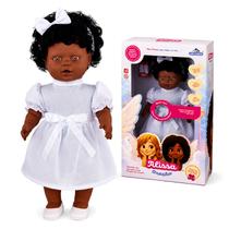 Boneca Alissa Negra Religiosa Interativa Reza 2 Orações Pai Nosso Infantil Em Vinil Boneca Alissa Negra Religiosa Interativa Reza 2 Orações Pai Nosso Infantil Em Vinil