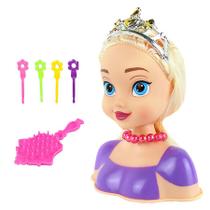 Boneca Amy Busto Para Pentear Com Acessórios Cabeleireira Tipo Barbie