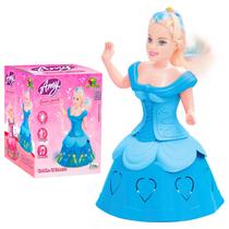 Boneca Amy Dança Gira E Anda Princesa Dançarinha Com Sons E Luzes