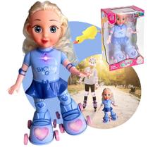 Boneca Amy Patinadora Infantil Com Luzes Anda Canta Dança Envio Imediato