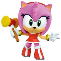 Boneca Amy Rose Sonic Fandom Box Personagem Decorativo Colecionável - Líder Brinquedos