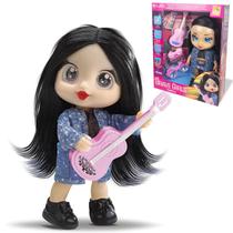 Boneca Ana Cantora Boiadeira Brave Com Violão e Acessórios