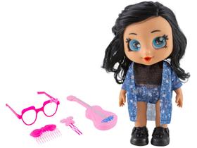 Boneca Ana Cantora Boiadeira Brave Com Violão e Acessórios