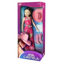 Boneca Ana Castela Boiadeira Original Chapéu Botas Baby Brink Boneca Ana Castela Boiadeira Original Chapéu Botas Baby Brink