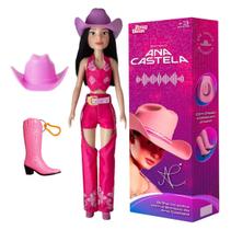Boneca Ana Castela Boiadeira Original Chapéu Botas Babybrink Boneca Ana Castela Boiadeira Original Chapéu Botas Babybrink