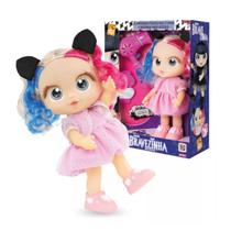 Boneca Andyzinha Enid 31cm C/ Acessórios - Amiga Da Vandinha Wandinha Bravezinha - Bee