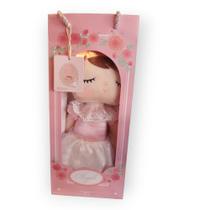 Boneca angela angel rosa 33cm - metoo