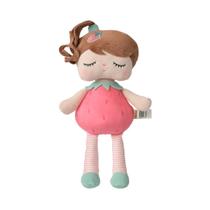 Boneca Angela Frutas Moranguinho 33cm Com Caixa - Metoo