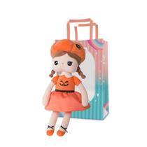 Boneca angela metoo doll original halloween abóbora 40cm com sacola