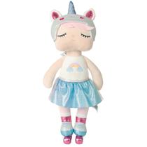 Boneca Ângela Unicórnio Patinadora 33cm Brinquedo Pelúcia Boneca Ângela Unicórnio Patinadora 33cm Brinquedo Pelúcia