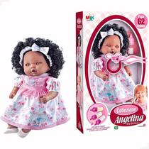 Boneca Angelina Negra 62 Frases 212 Milk Boneca Angelina Negra 62 Frases 212 Milk