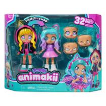 Boneca Animakii Headstart 4 Modelos Diferentes com Roupas e Rosto Troca-Fácil - MULTI KIDS