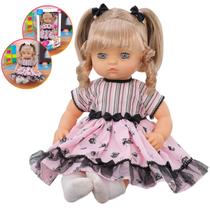 Boneca Anjos Baby C/ Chupeta Mamadeira e Cheirinho Cabelo Loiro Boneca Anjos Baby C/ Chupeta Mamadeira e Cheirinho Cabelo Loiro