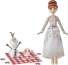 Boneca Anna e Olaf Frozen 2 Picnic de Outono Disney Hasbro