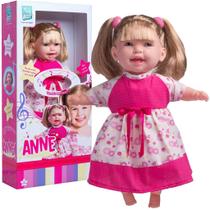 Boneca Anne Cante Comigo Com Cabelo 333 - Super Toys