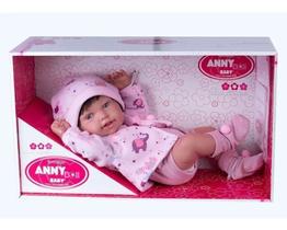Boneca Anny Doll Baby Reborn Menina Original Cotiplas 2441 - Cotiplás