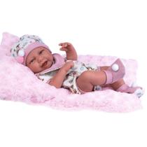 Boneca Anny Doll Macacão Babador C/ Certidão De Nascimento