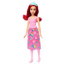 Boneca Ariel 30cm Princesas Disney Vestido De Festa JBG05 - Mattel