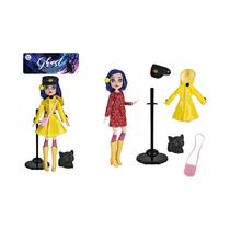 Boneca Artesanal Edição Ghost Mom Caroline Com Capa De Chuva Para Crianças