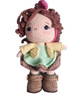 Boneca artesanato crochê amigurumi olivia - Dulce Crochê