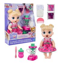 Boneca Articulada Baby Alive Sucos Saborosos Loira Com Acessórios e Fraldinha - Harper Hugs - Hasbro - G1452 Boneca Articulada Baby Alive Sucos Saborosos Loira Com Acessórios e Fraldinha - Harper Hugs - Hasbro - G1452