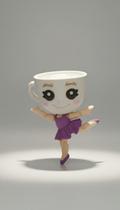 Boneca Articulada Bailarina Meme Café