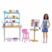 Boneca Articulada - Barbie Dia de Spa - Estúdio de Arte - Mattel