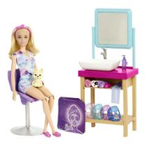 Boneca Articulada - Barbie Dia de Spa - Máscara Brilhante - Mattel Boneca Articulada - Barbie Dia de Spa - Máscara Brilhante - Mattel