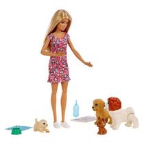 Boneca Articulada - Barbie Sisters e Pets - Treinadora de Cachorrinhos - Mattel