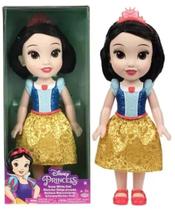 Boneca Articulada Branca De Neve Toddler 38cm Princesas Disney - Multikids