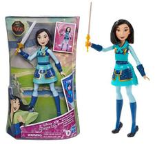 Boneca Articulada Com Movimento Mulan Guerreira Com Acessório - Princesas Disney - E8628 - Hasbro