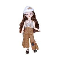 Boneca Articulada De Anime De 30cm Para Meninas Com Roupas, 23 Juntas, Vestido De Princesa,