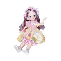Boneca Articulada De Anime De 30cm Para Meninas Com Roupas, 23 Juntas, Vestido De Princesa,