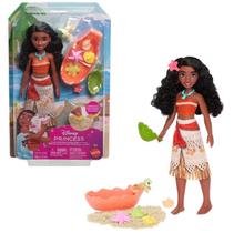 Boneca Articulada Disney Moana Amigos do Oceano com Bebê Tartaruga e Areia Moldavel - Princesas Disney - Mattel JFF08 Boneca Articulada Disney Moana Amigos do Oceano com Bebê Tartaruga e Areia Moldavel - Princesas Disney - Mattel JFF08