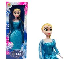 Boneca Articulada Elsa Frozen com vestido Julia