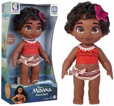 Boneca Articulada Em Vinil Moana Bebê 33Cm Disney Moana Um Mar de Aventuras Princesas Disney Cotiplas 2504