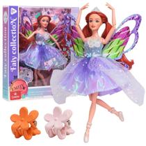 Boneca Articulada Emily Fada Borboleta Fairy Collection - Castela