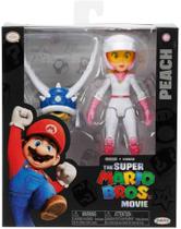 Boneca Articulada Peach C/ Casco Azul 4266 Super Mario Sunny