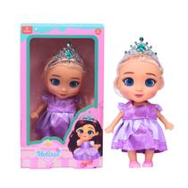 Boneca Articulada Princesa Melissa Vestido Roxo - Castela Boneca Articulada Princesa Melissa Vestido Roxo - Castela
