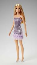 Boneca Articulada Vestido Glitter Moda Loira