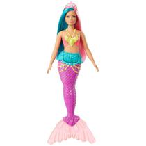 Boneca Articulda - Barbie - Dreamtopia - Sereia Roxa - Mattel