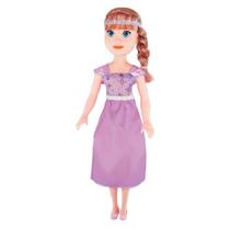 Boneca Aventura Snow Anne 50Cm Hefer Brinquedos