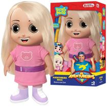 Boneca Aventureira Rosa Com 14 Frases Luccas Neto Lançamento