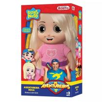 Boneca Aventureira Rosa Jéssica 27cm Fala 14 Frases - Rosita Boneca Aventureira Rosa Jéssica 27cm Fala 14 Frases - Rosita